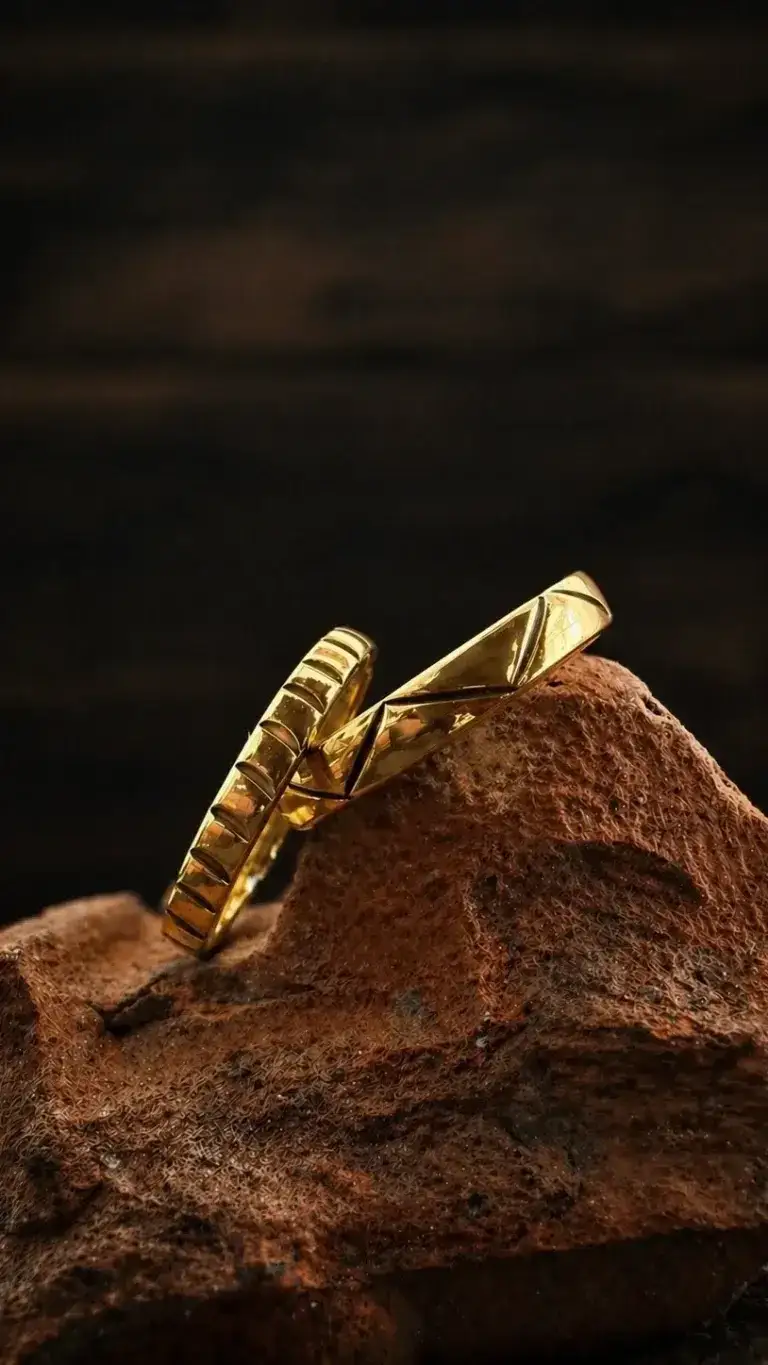 Handmade brass jewellery from the brass class in Kuta, Bali